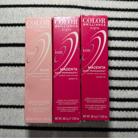 BNIB ion Brights Semi Permanent Hair Color - Picture 1 of 2